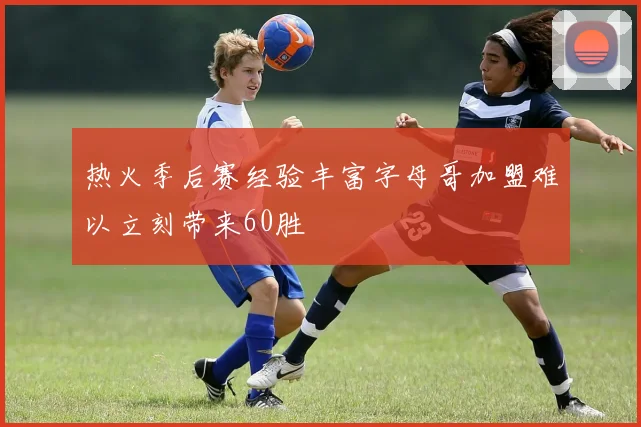 热火季后赛经验丰富字母哥加盟难以立刻带来60胜